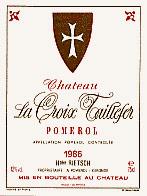 Etiquette du vin Château la Croix Taillefer 2000