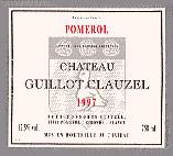 Etiquette du vin Château Guillot Clauzel 2013