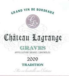 Etiquette du vin Château Lagrange - Cuvée Prestige 1978