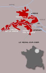 Etiquette du vin Coteaux Champenois Bouzy - ----