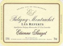 Wine label Puligny-Montrachet 1er Cru Les Referts Etienne Sauzet 2006