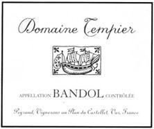 Etikette des Weins Bandol Domaine Tempier Famille Peyraud 2012