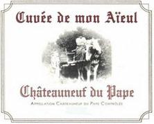Wine label Châteauneuf-du-Pape Cuvée de mon Aïeul Pierre Usseglio & Fils 2015