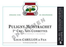 Etiquette du vin Puligny-Montrachet 1er Cru Les Combettes Louis Carillon & Fils 2009