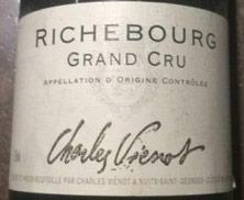 Etikette des Weins Richebourg Grand Cru Charles Viénot 1985