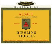 Wine label Riesling Vendanges Tardives Hugel (Domaine) 1996