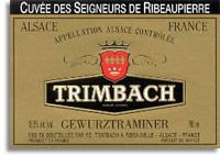 Etichetta Alsace Gewurztraminer Seigneurs de Ribeaupierre Trimbach (Domaine) 1997