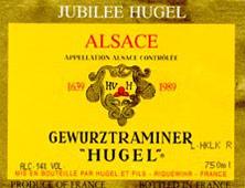 Etikette des Weins Gewurztraminer Réserve Personnelle Jubilee Hugel (Domaine) 1983