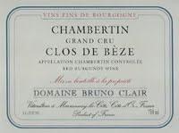 Etikette des Weins Chambertin Clos de Bèze Grand Cru Clair Daü 1964