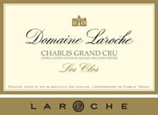 Etiquette du vin Chablis Grand Cru Les Clos Domaine Laroche 2007