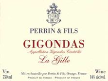 Etikette des Weins Gigondas La Gille Perrin & Fils 2014