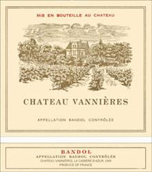 Wine label Bandol Château Vannières Éric et Charles-Éric Boisseaux 1993