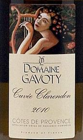 Etiquette du vin Côtes de Provence Domaine de Gavoty 2018