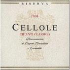 Wine label Chianti Classico San Fabiano Calcinaia DOCG Riserva Cellole  2001