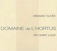 Etiquette du vin Coteaux du Languedoc Pic Saint-Loup Domaine de L'Hortus Grande Cuvée Famille Orliac 1995
