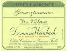 Wine label Alsace Gewurztraminer Altenbourg - Cuvée Laurence Weinbach (Domaine) 1994