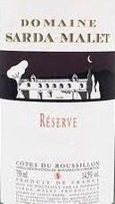 Etikette des Weins Côtes du Roussillon Domaine Sarda-Malet  Réserve Jérôme Malet 2001