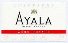 Wine label Zéro Dosage Ayala ----