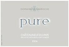 Etikette des Weins Châteauneuf-du-Pape Cuvée Pure Domaine La Barroche 2016