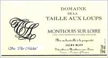 Etiquette du vin Montlouis-sur-Loire Clos Michet La Taille aux Loups - Jacky Blot 2016