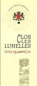 Etichetta Clos Lunelles 2009