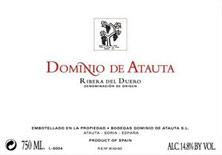 Etiquette du vin Ribera del Duero Dominio de Atauta Dominio de Atauta 2014