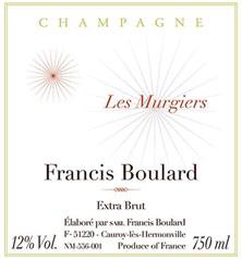 Etikette des Weins Les Murgiers Blanc de Noirs Extra-Brut Francis Boulard ----