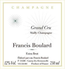 Etichetta Mailly-Champagne Grand Cru Extra-Brut Francis Boulard 2021