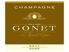 Etikette des Weins Rosé Brut Gonet ----