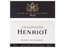 Wine label Blanc de Blancs Henriot ----