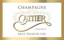 Etiquette du vin Brut Cattier ----