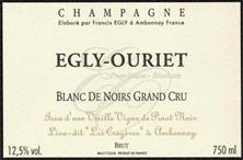 Etikette des Weins Blanc de Noirs Les Crayères Vieilles vignes Egly-Ouriet ----