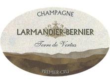 Etiquette du vin Terre de Vertus 1er Cru Non dosé Larmandier-Bernier 2010
