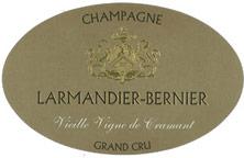 Etiquette du vin Vieille Vigne de Cramant Grand Cru Extra-Brut Larmandier-Bernier 2008