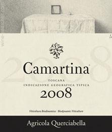 Wine label Toscana IGT Querciabella Camartina Sebastiano Castiglioni 1997