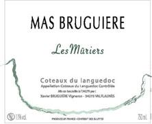 Etichetta Coteaux du Languedoc Pic Saint-Loup Mas Bruguière Les Mûriers Guilhem et Xavier Bruguière 2011