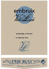 Etiquette du vin Priorat Bodegas Vall Llach DOCA Vall Llach 2004