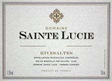 Etichetta Rivesaltes Sainte Lucie (Domaine) 1971