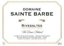 Wine label Rivesaltes Sainte Barbe (Domaine) 1952