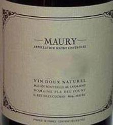 Etiquette du vin Maury Pla del Fount (Domaine) 1929