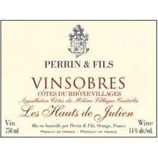 Etikette des Weins Vinsobres Les Hauts de Julien Vignobles Perrin 2007