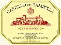 Etichetta Toscana IGT Castello Dei Rampolla Vigna d'Alceo 2012
