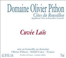 Etiquette du vin Côtes du Roussillon Olivier Pithon Laïs 2006