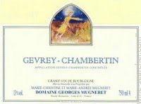 Etiquette du vin Gevrey-Chambertin 1er Cru Mugneret-Gibourg (Domaine) 2009