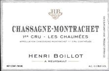 Etikette des Weins Chassagne-Montrachet 1er Cru Les Chaumées Henri Boillot (Domaine) 2009