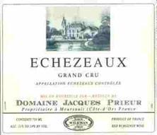 Etichetta Echezeaux Grand Cru Jacques Prieur (Domaine) 2003