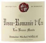 Wine label Vosne-Romanée 1er Cru Les Beaumonts Charles Noëllat 1972