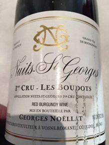 Etikette des Weins Nuits-Saint-Georges 1er Cru Aux Boudots Charles Noëllat 1982