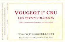 Etichetta Vougeot 1er Cru Les Petits Vougeot Christian Clerget 2009