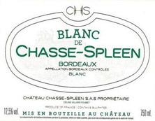 Etikette des Weins Château Chasse Spleen 2021